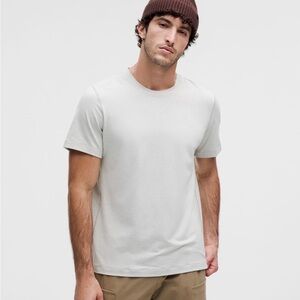 Lululemon Soft Jersey Short Sleeve - Heathered Vapor